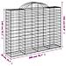 Cesti Gabbioni Ad Arco 40 Pz 200x50x140/160 Cm Ferro Zincato - Foto miniatura 5