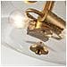 Lampadario Contemporaneo Hollister Acciaio Ottone Spazzolato 2 Luci E27 - Foto miniatura 5