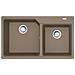 Lavello UBG 620-86 con 2 Vasche Dimensioni 860 x 500 mm Colore Ostrica - Foto miniatura 1