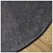 Tappeto A Pelo Corto Huarte Morbido E Lavabile Antracite Ø100cm - Foto miniatura 3
