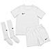 Completo Calcio Park Kids Cd2244-100 Bambino Taglia M Colore Bianco - Foto miniatura 3