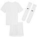 Completo Calcio Park Kids Cd2244-100 Bambino Taglia M Colore Bianco - Foto miniatura 4