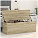 Contenitore Portaoggetti Rovere Sonoma 102x35x35cm Truciolato - Foto miniatura 1