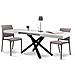 Tavolo Da Pranzo Cucina Allungabile Estensibile 90x140 - 220cm Bianco Frassinato - Foto miniatura 1
