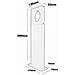 Lampione Da Terra Giardino Lampada Led Luce Naturale 12 W Ip65 Lampioncino Nero - Foto miniatura 3
