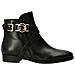 Floriza Black Booties Booties Pelle Scarpe Donna Nero Eu 36, Fl7frz Lea09 Black - Foto miniatura 3