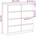 Credenza Rovere Artigianale 100x35x99 cm in Legno Multistrato - Foto miniatura 9