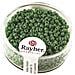 17 Grammi - Perline In Vetro Rotonde Opache Lustrate Foro Ø2mm - Colore Verde - Foto miniatura 1