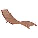 Lettino Prendisole Pieghevole In Legno Massello Di Teak - Foto miniatura 1