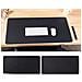 Tappetino Per Mouse 80x40cm In Pu: Ideale Per Ufficio E Studio, Con Design Avvolgente Black  D - Foto miniatura 1