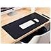 Tappetino Per Mouse 80x40cm In Pu: Ideale Per Ufficio E Studio, Con Design Avvolgente Black  D - Foto miniatura 2