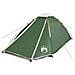 Tenda da Campeggio a Cupola per 4 Persone Verde Impermeabile - Foto miniatura 4