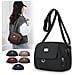 Elegante Borsa A Tracolla In Nylon 2025 Per Donna Black - Foto miniatura 1