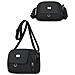 Elegante Borsa A Tracolla In Nylon 2025 Per Donna Black - Foto miniatura 2