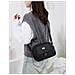 Elegante Borsa A Tracolla In Nylon 2025 Per Donna Black - Foto miniatura 3