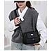 Elegante Borsa A Tracolla In Nylon 2025 Per Donna Black - Foto miniatura 4
