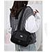 Elegante Borsa A Tracolla In Nylon 2025 Per Donna Black - Foto miniatura 5