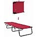 Lettino Prendisole 2 pcs Portatile Rosso in Tessuto Oxford 600D - Foto miniatura 9