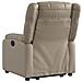 Poltrona Alzapersona Reclinabile Cappuccino in Similpelle - Foto miniatura 4