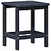 Set Lounge Giardino  3 Pezzi Blu Navy HDPE, Sedia Dondolo  Blu Navy 70x92x108 cm HDPE, Tavolo Laterale  Blu Navy 38x38x46 cm HDPE - Foto miniatura 6