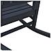 Set Lounge Giardino  3 Pezzi Blu Navy HDPE, Sedia Dondolo  Blu Navy 70x92x108 cm HDPE, Tavolo Laterale  Blu Navy 38x38x46 cm HDPE - Foto miniatura 7