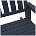 Set Lounge Giardino  3 Pezzi Blu Navy HDPE, Sedia Dondolo  Blu Navy 70x92x108 cm HDPE, Tavolo Laterale  Blu Navy 38x38x46 cm HDPE - Foto miniatura 8