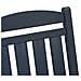 Set Lounge Giardino  3 Pezzi Blu Navy HDPE, Sedia Dondolo  Blu Navy 70x92x108 cm HDPE, Tavolo Laterale  Blu Navy 38x38x46 cm HDPE - Foto miniatura 9