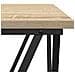 Tavolino da caffè in rovere Sonoma 80x80x45 cm in legno ingegnerizzato - Foto miniatura 8