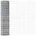 Recinzione Euro con 10 Post in Alluminio Argento 1x10 m Acciaio - Foto miniatura 4