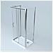 Box Doccia 3 Lati 80x80x75 Cm: Fisso + Angolare Scorrevole Cromato Lica - Foto miniatura 1