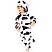Pigiama Per Bambini Kigurumi Onesie Costume Mucca 135-145 Cm - Foto miniatura 4