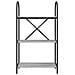 Libreria Grigio sonoma 60 x 30 x 109 cm Legno multistrato - Foto miniatura 5