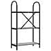Libreria Grigio sonoma 60 x 30 x 109 cm Legno multistrato - Foto miniatura 7