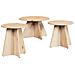 Tavolino da salotto 3 pcs Naturale 49 x 49 x 30 cm - Foto miniatura 1