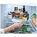 Organizzatore Rotante Fridgestore Per Frigorifero Ottimizza Lo Spazio Accesso Facile Superficie Antiscivolo Colore Trasparente - Foto miniatura 2