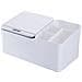 Dispenser Elettrico Intelligente Per Fazzoletti Con Sensore - Ricaricabile Usb E Portaoggetti Multi-scomparto White - Foto miniatura 1