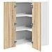 Armadio pensile Riga Quercia Sonoma e Bianca 57 x 57 x 80 cm - Foto miniatura 5