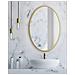 MIRROR 80CM Specchio da parete con cornice dorata per soggiorno - Foto miniatura 6