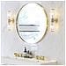 MIRROR 80CM Specchio da parete con cornice dorata per soggiorno - Foto miniatura 2