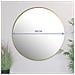 MIRROR 80CM Specchio da parete con cornice dorata per soggiorno - Foto miniatura 4