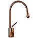 Rubinetto per lavabo da bagno, Blackswan, tipo M232, modello oro rosa, misura 36 cm - Foto miniatura 1