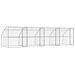 Cuccia per cani 4 pcs Argento 8 x 2 x 2 m Acciaio zincato - Foto miniatura 1