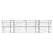 Cuccia per cani 4 pcs Argento 8 x 2 x 2 m Acciaio zincato - Foto miniatura 4