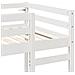 Struttura per letto soppalco Bianco 90 x 200 cm Pino massello - Foto miniatura 8