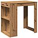 Tavolo Bar Rovere Artigianale 102x70x103,5 cm in Truciolato - Foto miniatura 1