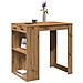Tavolo Bar Rovere Artigianale 102x70x103,5 cm in Truciolato - Foto miniatura 2