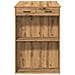 Tavolo Bar Rovere Artigianale 102x70x103,5 cm in Truciolato - Foto miniatura 6