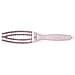 Spazzola Professionale Ricurva Con Setole Di Cinghiale E Nylon, Finger Combo Small Pastel Pink - Foto miniatura 2