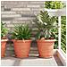 Vaso Rotondo per Fiori 6 pcs Rosso Mattone Ø 26 x 21.5 cm - Foto miniatura 2
