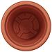 Vaso Rotondo per Fiori 6 pcs Rosso Mattone Ø 26 x 21.5 cm - Foto miniatura 6